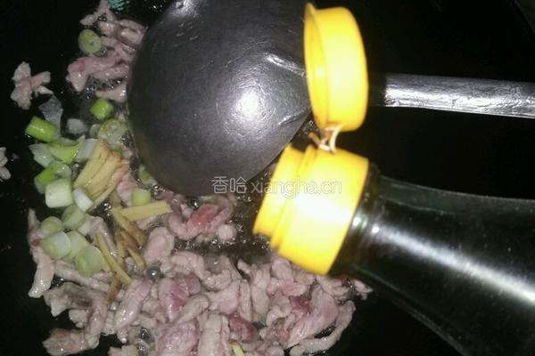 青菜肉丝面的做法图解5