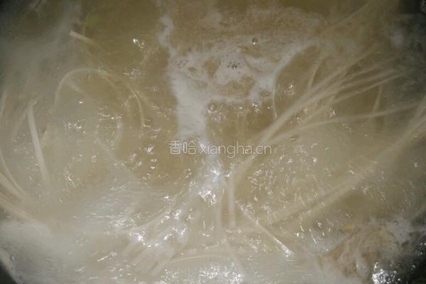 青菜肉丝面的做法图解10