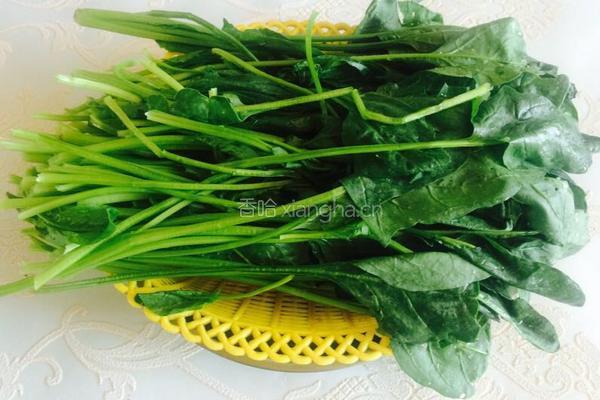 老醋菠菜花生米的做法图解4
