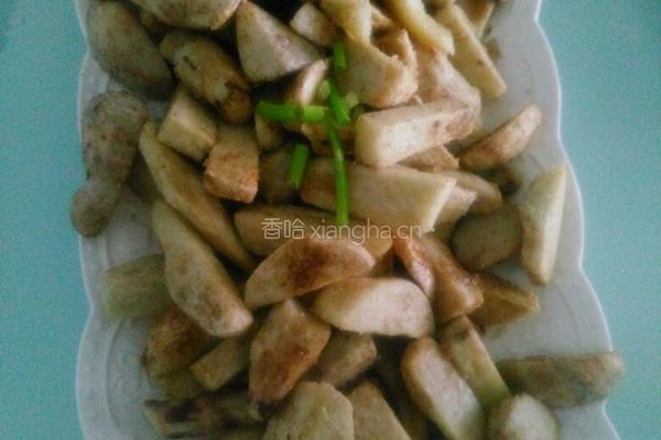 椒盐芋头的做法图解4