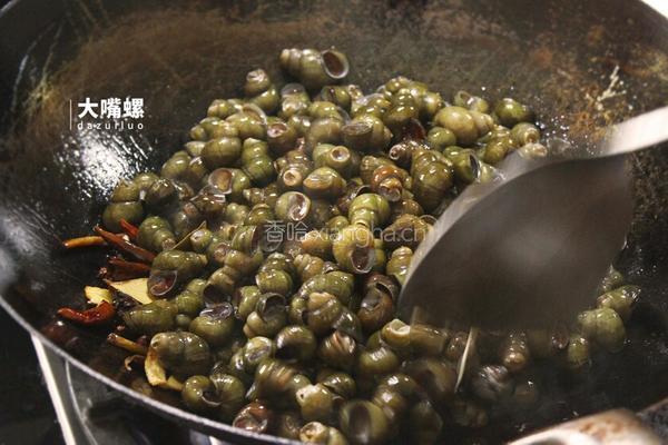紫苏炒石螺丨大嘴螺的做法图解6