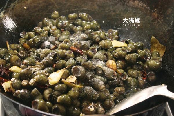 紫苏炒石螺丨大嘴螺的做法图解7