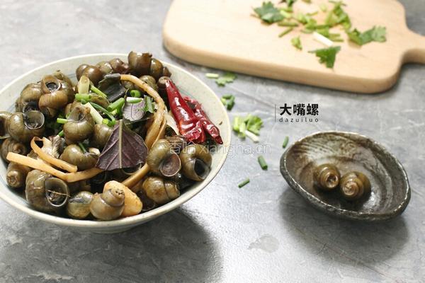 紫苏炒石螺丨大嘴螺的做法图解13