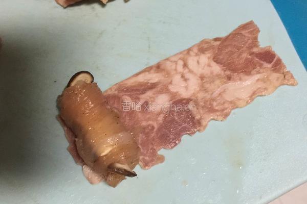 培根鸡肉芦笋卷的做法图解7