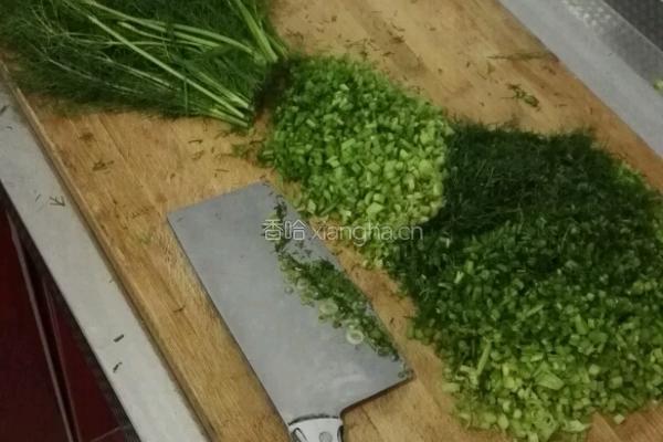茴香苗包子的做法图解2
