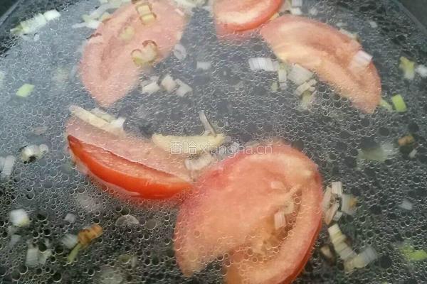 北极虾番茄蛋汤的做法图解4