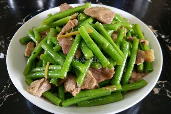 豆角炒肉片的做法图解8