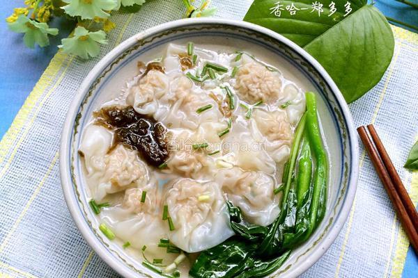 小馄饨（猪骨瑶柱汤底）的做法图解8