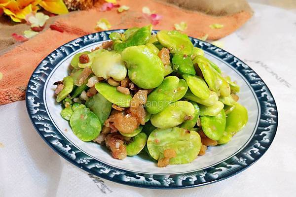 香酥蚕豆肉沫的做法图解8