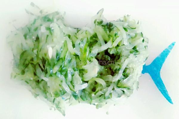 黄瓜鸡蛋水饺的做法图解8