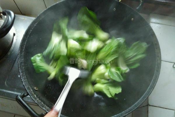 蚝油白菜的做法图解2