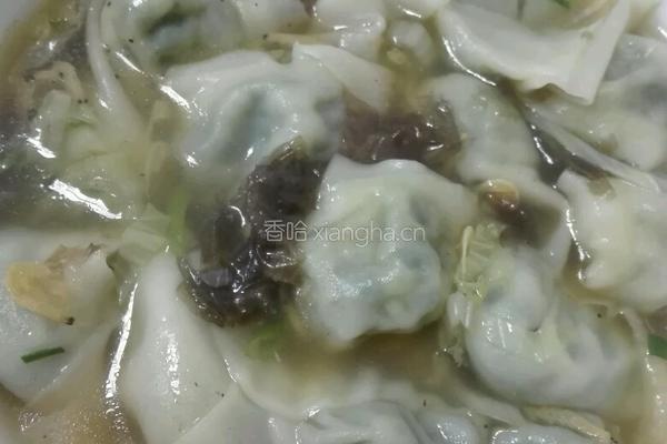 羊肉韭菜馅馄饨的做法图解9
