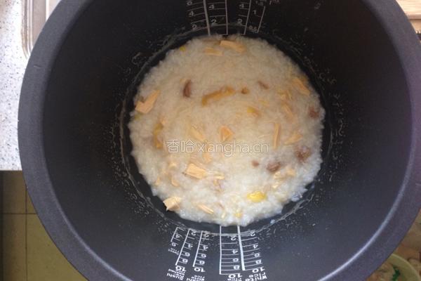 金针菇鸡肉粥的做法图解7