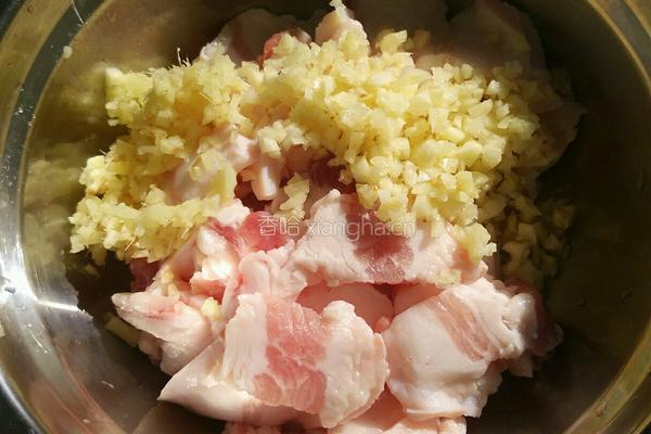 小米蒸肉的做法图解4