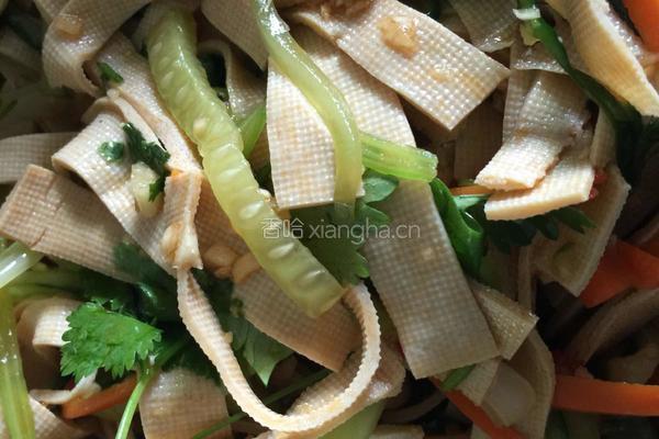 凉拌豆腐皮的做法图解5