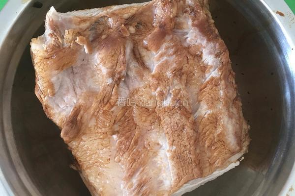 豆腐扣肉的做法图解4