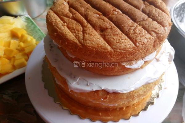 生日蛋糕处女作(丫头生日快乐)的做法图解5
