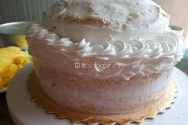 生日蛋糕处女作(丫头生日快乐)的做法图解8