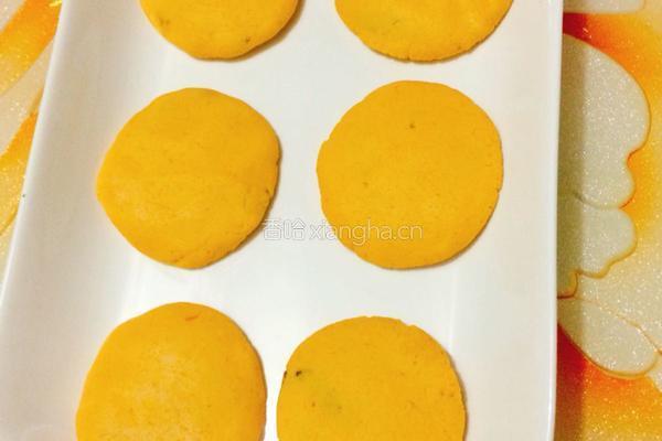 豆沙南瓜饼的做法图解7