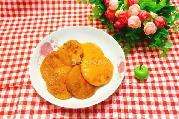 豆沙南瓜饼的做法图解9