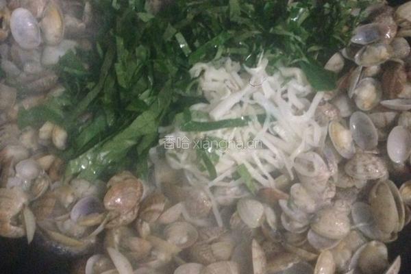 爆炒花甲螺的做法图解3