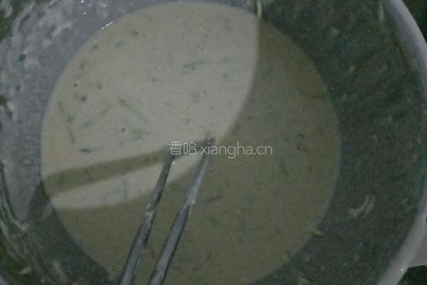 南瓜面糊饼的做法图解1