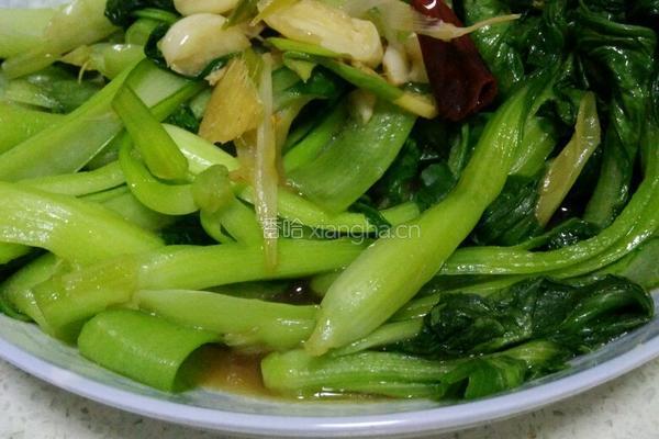 快炒小青菜的做法图解4