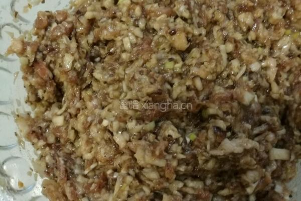 香菇猪肉馅包子的做法图解7