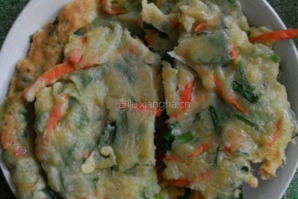 胡萝卜煎饼的做法图解5
