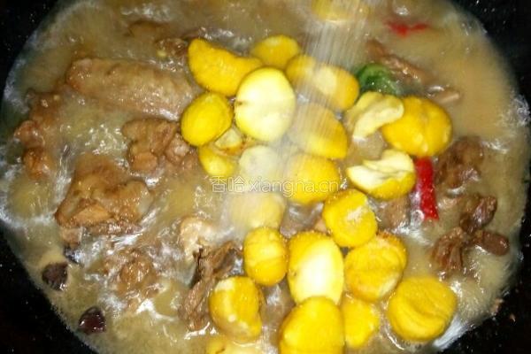 板栗烧鸡的做法图解6