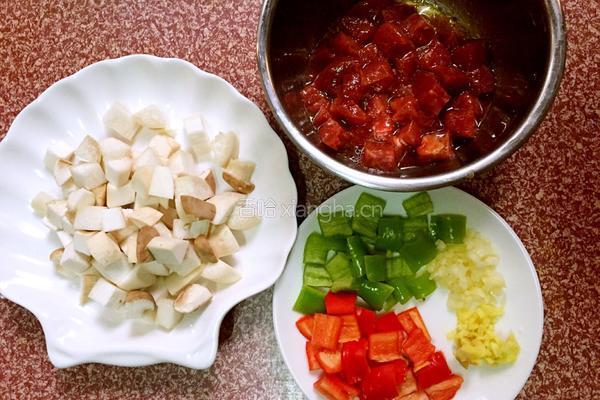 杏鲍菇炒牛肉的做法图解1
