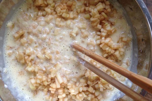 苹果火腿饼的做法图解2