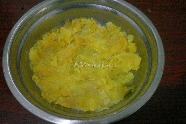 红薯开花馒头的做法图解2