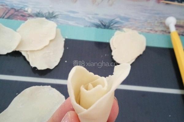 栀子花（面粉制品）的做法图解8