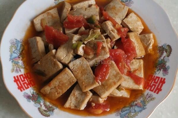 西红柿炒豆腐的做法图解6