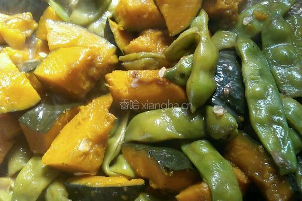 豆角炖窝瓜的做法图解7