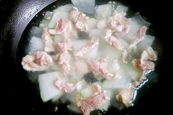 冬瓜肉片汤的做法图解10