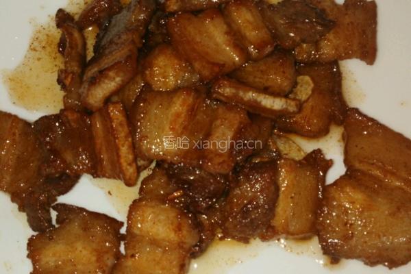 贡菜炒五花肉的做法图解4