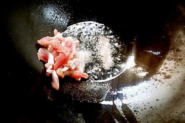 咸肉炒藜蒿的做法图解4