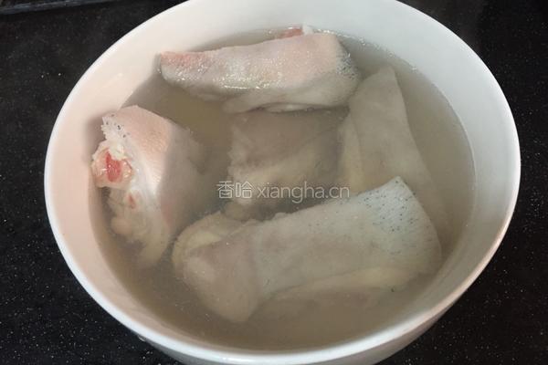 海带芸豆猪手汤的做法图解3