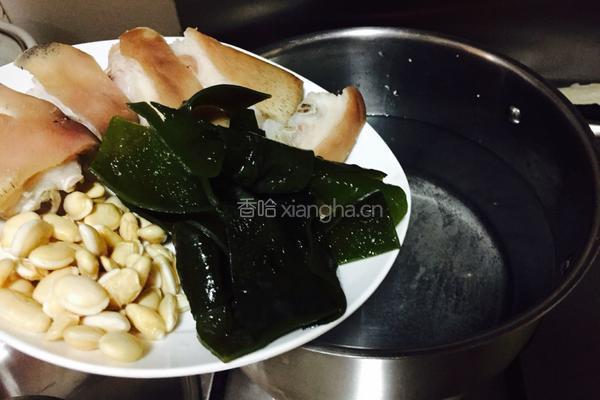 海带芸豆猪手汤的做法图解5