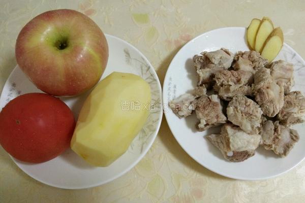 蔬果排骨汤的做法图解2