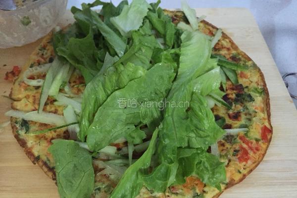 鸡蛋蔬菜卷饼的做法图解5