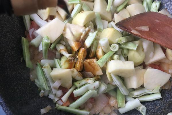 豆角焖面的做法图解10