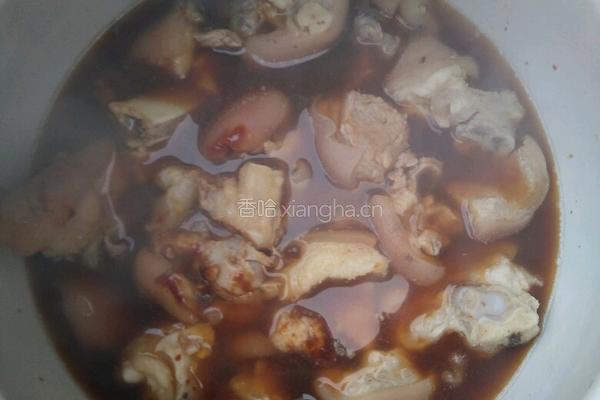 黄豆酱焖猪脚的做法图解4