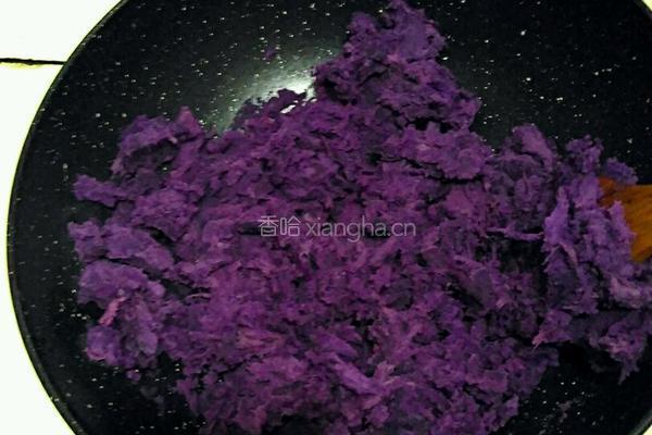 紫薯馅的做法图解4