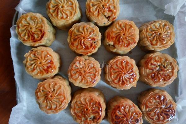 伍仁月饼的做法图解5