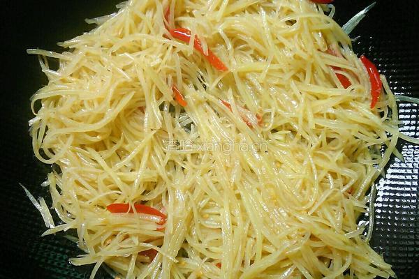 酸辣土豆丝的做法图解8