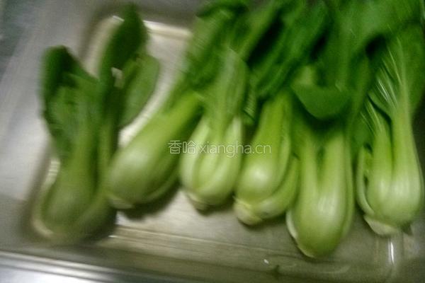 素鲍菜心的做法图解2