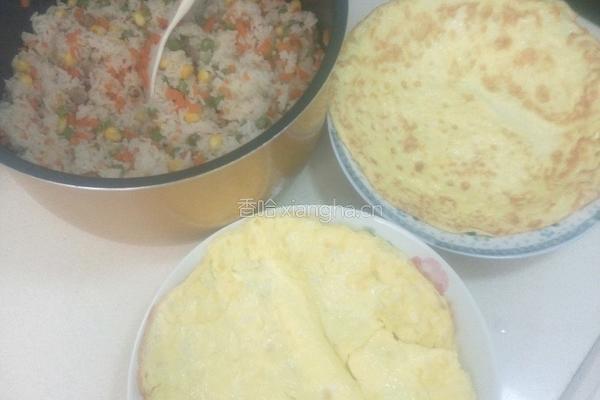 蛋包炒饭(小黄人)的做法图解3
